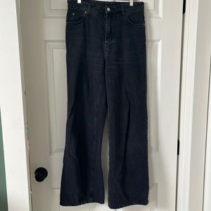 H&M High Waisted Wide Jeans